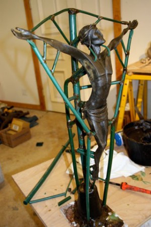 services for sculptors - wax copy with gates